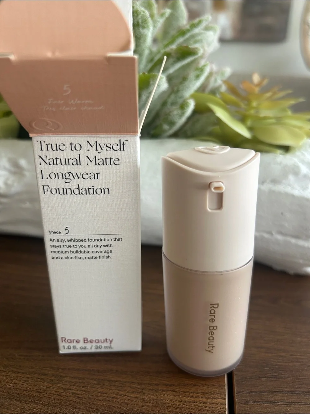 Rare Beauty True to Myself Natural Matte Foundation Shade 5Light Cool (8)1 fl oz